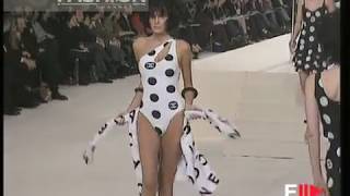 quotTOP MODELS OF THE 90Squot CHANEL Swimwear 1997 by Fashion Channel [upl. by Ralip]