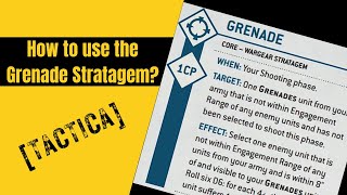 How to use the Grenade Stratagem in Warhammer 40k Tactica 10th Edition [upl. by Engud85]