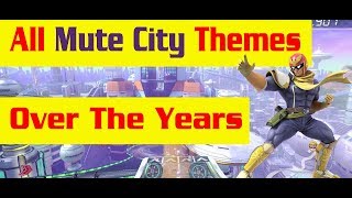 All Mute city Themes over the years 1990  2018Fzero SSBU [upl. by Anitsrihc]