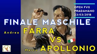 2018 OPEN FVG 2018 Farra vs Apollonio [upl. by Menell23]