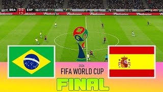 BRAZIL vs SPAIN  Final FIFA World Cup  Full Match All Goals  Football Match [upl. by Maharba]