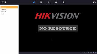 Hikvision No Resource how to fix [upl. by Kopp258]