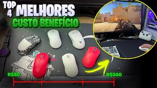 Os 4 Únicos Melhores Mouses Gamer Custo Benefício Baratos para Comprar em 2024 Com e Sem Fio [upl. by Eilatan]