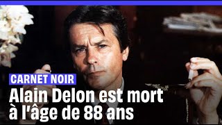 Alain Delon acteur mythique du cinéma français est mort [upl. by Amilah]