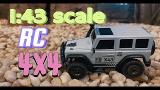 rc scale Ldarc X43 1 43 Crawler RC Car Simulation Full Time 4WD Climbing Vehicle [upl. by Tavish]