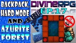 Mochileiro Explorando a Azurite Forest  Minecraft Divine RPG  17 Pasta Minecraft 147 PTBR [upl. by Grevera]