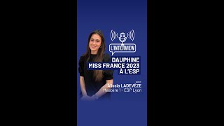 4e Dauphine Miss France 2023 et étudiante en com à lESP Alissia Ladevèze raconte son parcours 🎥 [upl. by Haymo]