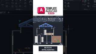 BLOCOS INTELIGENTES AUTOCAD autocadshorts autocad dynamicblocks [upl. by Nyrehtac]