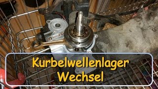 Roller KurbelwellenlagerWechsel  Piaggio  bizzybest [upl. by Power470]