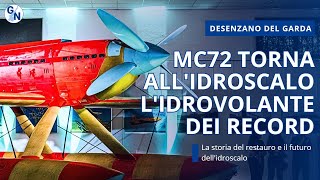 🚀🚀🚀Desenzano celebra il record di Agello con la copia dell’idrovolante MC72 🚀🚀🚀 [upl. by Armil844]