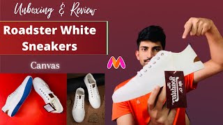 Roadster White Sneakers Review  Roadster Sneakers Review and Unboxing [upl. by Swaine]