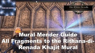 Elder Scrolls Online Elsweyr Mural Mender Achievement Guide [upl. by Darrej]