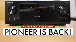 PIONEER RECEIVER REVIEW Pioneer VSXLX305  92 Channel Receiver [upl. by Lotty]