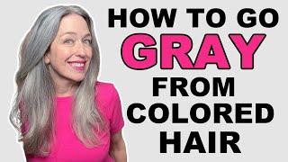 8 Best Ways To Go Gray from Dyed Hair [upl. by Getter]