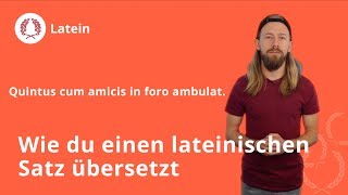 Lateinische Sätze übersetzen so gehts  Latein  Duden Learnattack [upl. by Templer]