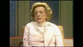 Lillian HellmanRare 1973 TV Interview [upl. by Aikemal489]