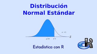 Distribución Norma Estándar  Valores Z  Estadística con R [upl. by Ikcim120]