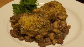 French Chicken Cassoulet Recipe with Michaels Home Cooking [upl. by Iclek]