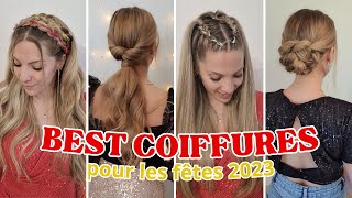 🎁COMPILATION MEILLEURES ASTUCES COIFFURES FACILES POUR LES FETES 🎁 COIFFURE RAPIDE NOEL amp NOUVEL AN [upl. by Vona591]