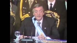 Asuncion de Nestor Kirchner a la Presidencia de la Nacion [upl. by Aikyt285]