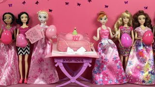 Frozen Annas Surprise Egg Birthday Party  Princess Annas Surprise Birthday  Mini Toys Movie [upl. by Darra]