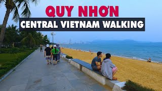 Evening Walking QUY NHON Vietnam 2022  4K 60fps UHD [upl. by Fesoy128]