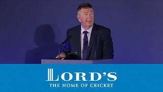 Rod Marsh Live at Lords  2015 MCC Spirit of Cricket Cowdrey Lecture [upl. by Zahara]