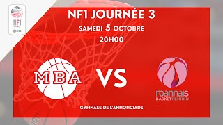 LIVE NF1 J3  MONACO vs ROANNE [upl. by Santoro]