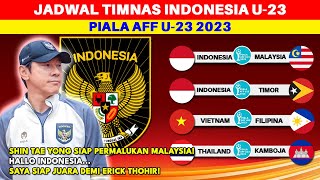 Jadwal Lengkap Timnas Indonesia U23 di Piala AFF U23 2023 [upl. by Anenahs]