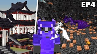 I Built a Dragon Den in Minecraft Hardcore 4 [upl. by Amsirp625]