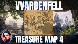 Vvardenfell Treasure Map 4 Elder Scrolls Online ESO [upl. by Neibart]