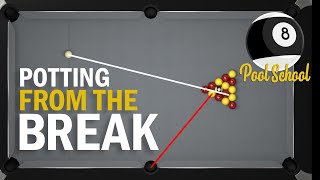 Potting From The Break  Pool Tutorial  Pool School [upl. by Petr230]