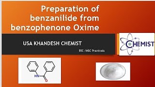 Preparation of benzanilide from benzophenone Oxime  benzophenone Oxime to Benzanilide [upl. by Evander]