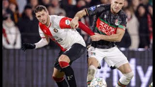 NEC vs Feyenoord 11 Samenvatting  Highlights  Eredivisie 20242025 [upl. by Bron]