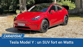 Essai – Tesla Model Y 2021  un SUV fort en watts [upl. by Yarod]