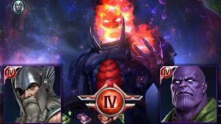 Odin VS Thanos T4  dormammu GBR  Marvel Future Fight [upl. by Elatsyrc]