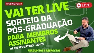 Perguntas e Respostas  Suspensão dos cursos EAD e Sorteio da pósgraduação para membros assinantes [upl. by Auberbach678]