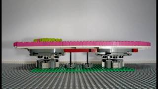 LEGO Back to the Future 2  Mattel Hoverboard  floating with LEGO Magnets  HD 720p [upl. by Amsirhc371]