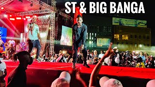 ST amp Big Banga Performs  DUMOO at  DIMBA BAA CONCERT [upl. by Annerol639]