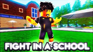 I Found the BEST STYLE in Roblox Fight In A School [upl. by Suivatna702]