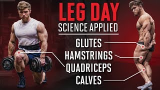 The Most Effective ScienceBased Leg Day 2019 New UpperLower Split [upl. by Yenitirb]