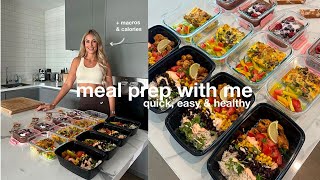 EASY MEAL PREP FOR WEIGHT LOSS  quick and healthy recipes for the week [upl. by Scevour]