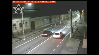 LINIUTA prin centrul orasului la 4 dimineata  Gherla Cluj [upl. by Anemolif]