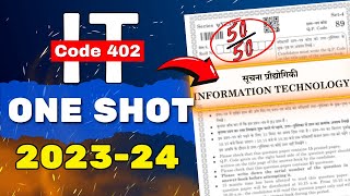 Class 10 INFORMATION TECHNOLOGY Full Syllabus One Shot  Class 10 IT Complete Syllabus One Shot 2024 [upl. by Lladnarc178]