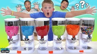 MYSTERY CANDY DISPENSER ROULETTE GAME FUN FUN FUN [upl. by Manvil]