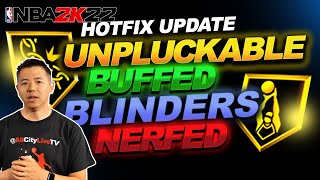 2K22 BLINDERS BADGE NERF  UNPLUCKABLE BADGE BUFF  HOTFIX UPDATE [upl. by Devine818]