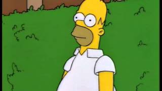 Homer disappears into bushes [upl. by Chatterjee]