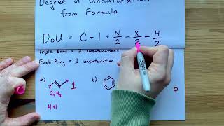 Degree of Unsaturation from Molecular Structure [upl. by Wimsatt186]