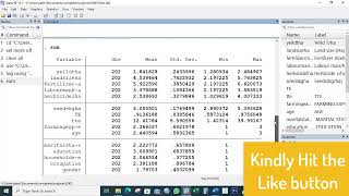 How to run Stochastic Frontier Production Function Analysis using STATA [upl. by Halbeib]