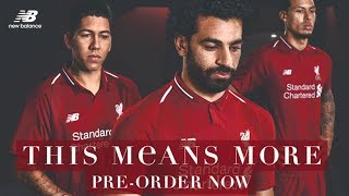 FIRST LOOK  Introducing the new 201819 Liverpool FC home kit [upl. by Renba947]